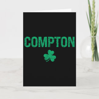 Tarjeta Compton Irish Shamrock St Patrick's Day 