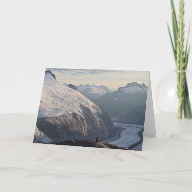 Tarjeta Comtemplación de la imagen grande por el foso de (Anverso)