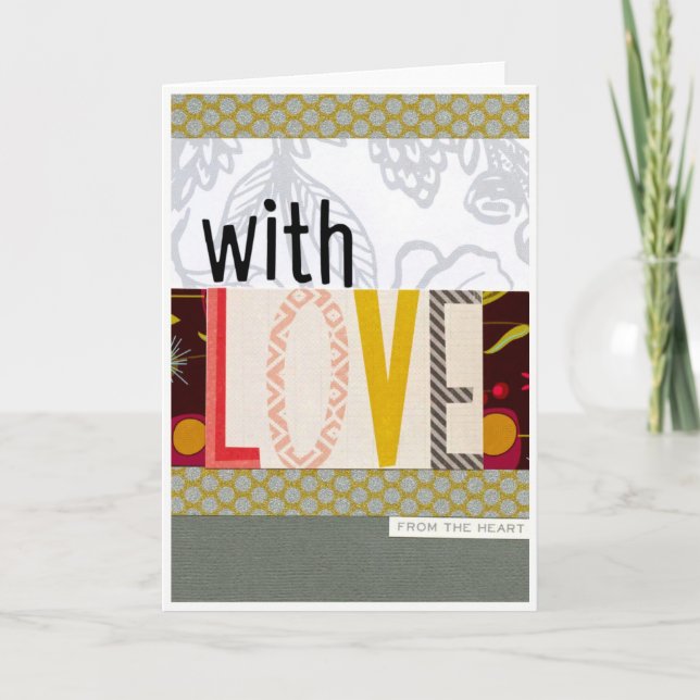 Tarjeta con amor (Anverso)