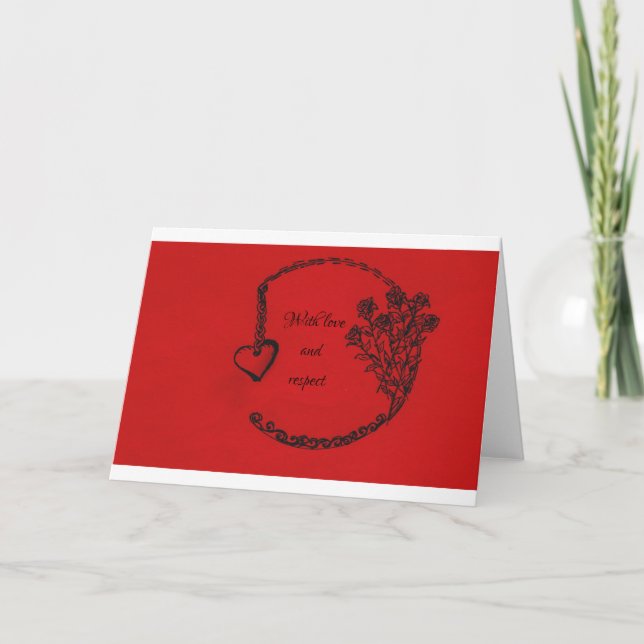 Tarjeta Con amor (Anverso)