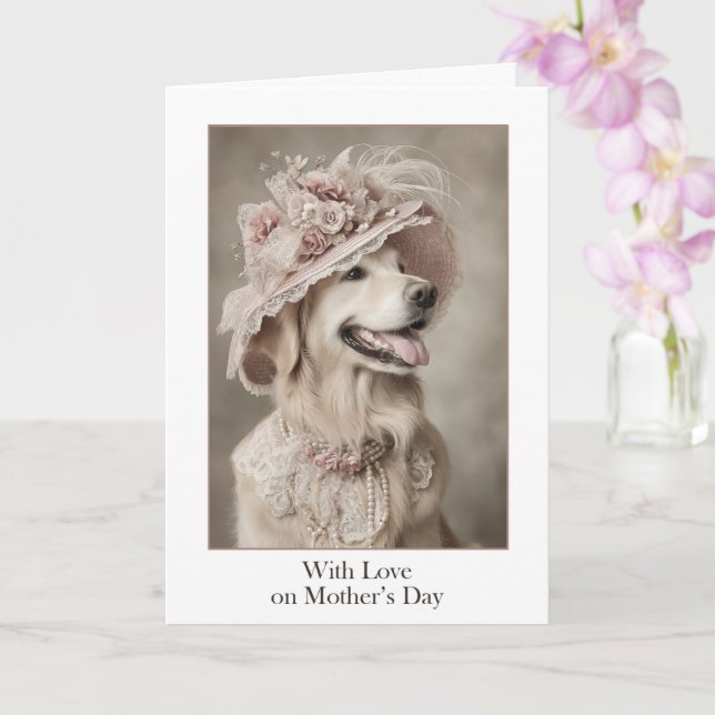 Tarjeta Con Amor, en el Día de la Madre (Orquídea)