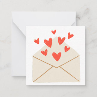 Tarjeta con Amor (Interior en Blanco)