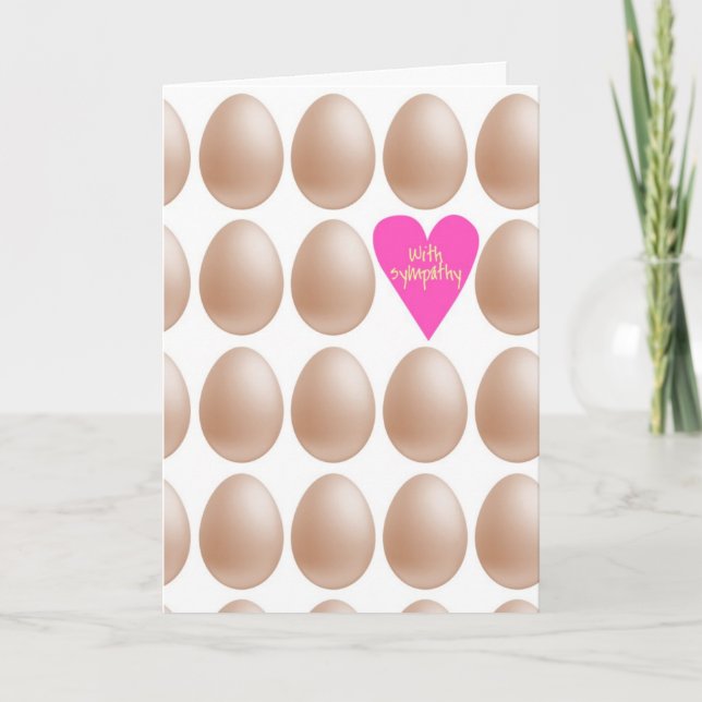 Tarjeta Con compasión: la pérdida de un pollo (Anverso)