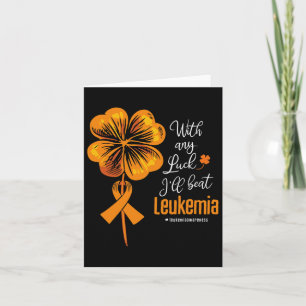Tarjeta Con cualquier suerte voy a vencer a la conciencia 