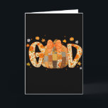 Tarjeta Con Dios Todas las Cosas son Posibles Otoño Cristi<br><div class="desc">Con Dios Todas las Cosas son Posibles Acción de Gracias de Otoño Cristiano</div>