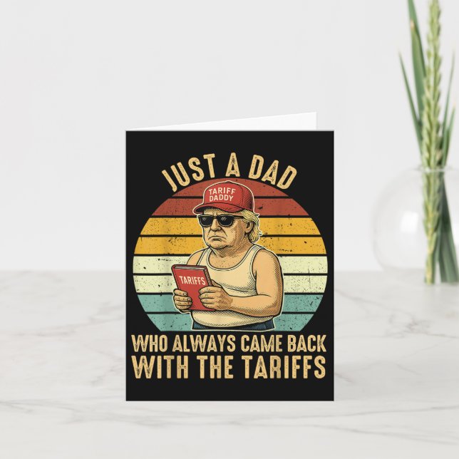 Tarjeta Con el Día de los Padres Trump (Anverso)