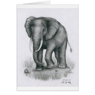 Tarjeta con el elefante de Vannak Anan Prum