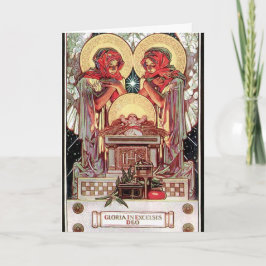 Tarjeta con el ilustracion de Navidad de J.C.