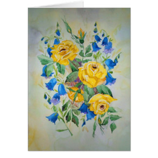 Tarjeta con el poema romántico dentro