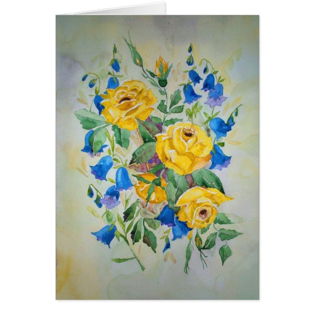 Tarjeta con el poema romántico dentro (Frente)