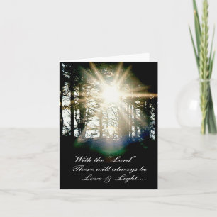 Tarjeta Con el Señor...