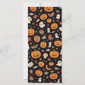 tarjeta con estampado de Halloween