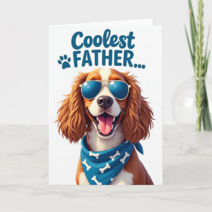 Tarjeta con Huella de Garra del Padre Más Genial