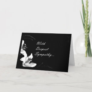 TARJETA **CON LA MÁS PROFUNDA SIMPATÍA**
