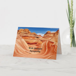 Tarjeta Con la más profunda simpatía del paraíso de los fo