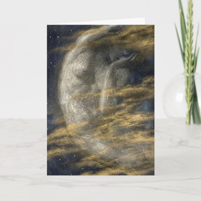Tarjeta Con la más profunda simpatía por su pérdida - Luna (Anverso)