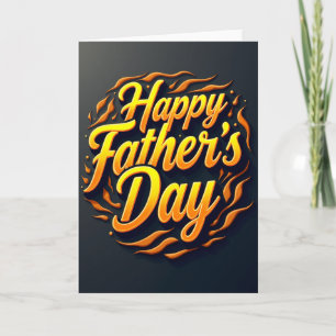 Tarjeta con Letrero Luminoso para el Día del Padre