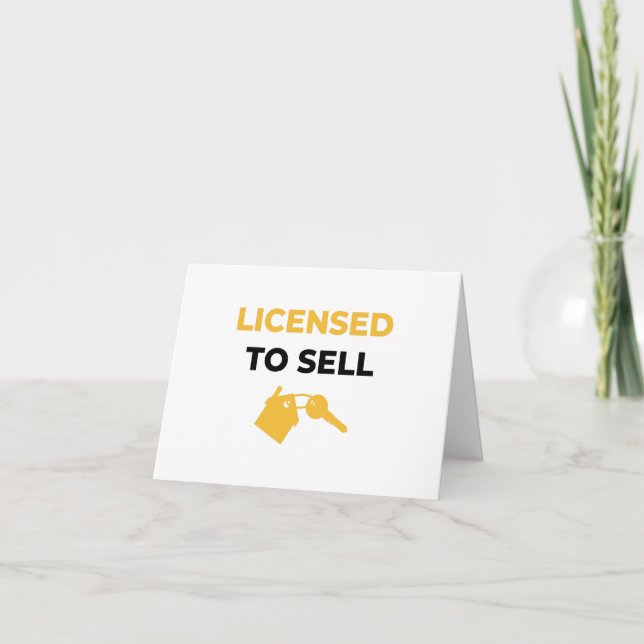 Tarjeta Con Licencia Para Vender 2 (Anverso)