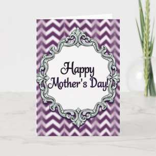 Tarjeta con Marco del Día de la Madre Dulce