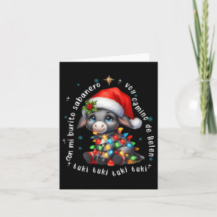 Tarjeta Con mi burrito Sabanero Tuki Tuki Tuki Donkey L