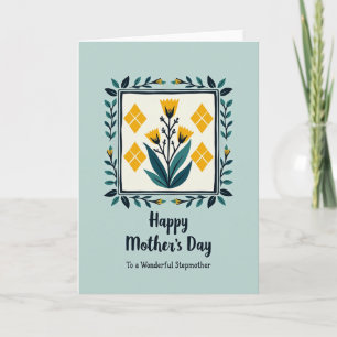 Tarjeta con Motivo del Día de las Madres de Arte F