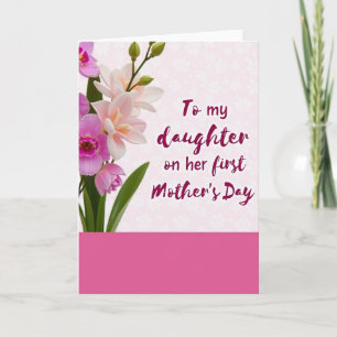 Tarjeta con patrón de contorno floral
