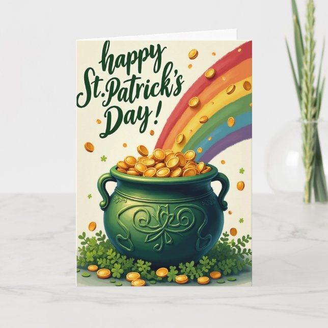 Tarjeta con patrón de oro esmeralda (Anverso)