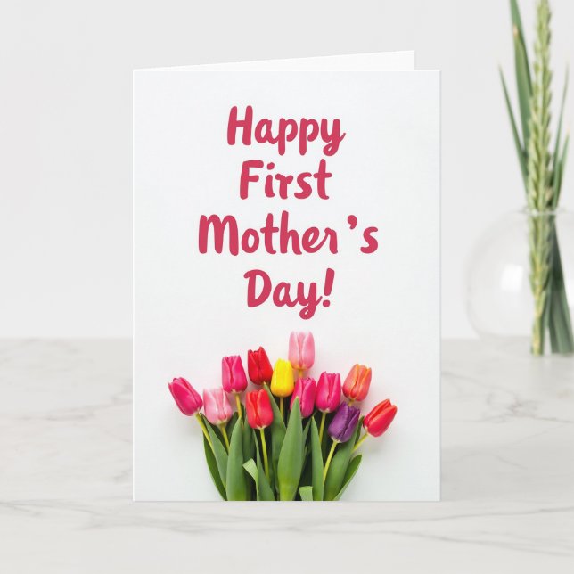 Tarjeta con patrón floral blanco (Anverso)