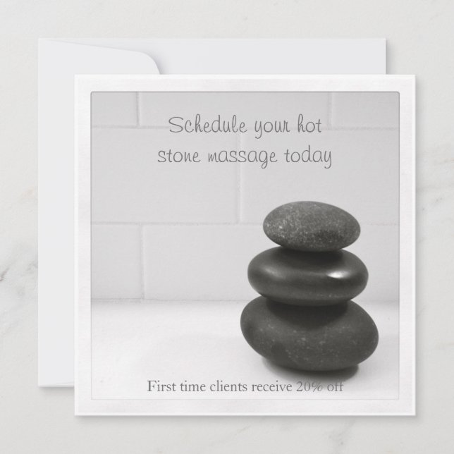 Tarjeta con piedras de balance (Anverso)