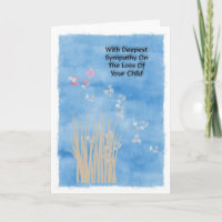 Con profunda compasión por la pérdida de su hijo