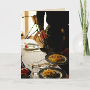 Tarjeta con receta