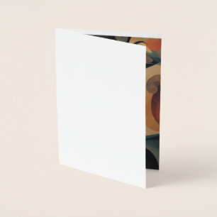 TARJETA CON RELIEVE METALIZADO 