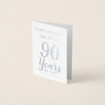 90 Años. Elegante cumpleaños 90