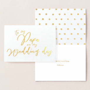 Tarjeta Con Relieve Metalizado A Mi Papá En La Tarjeta De Relieve metalizado De M