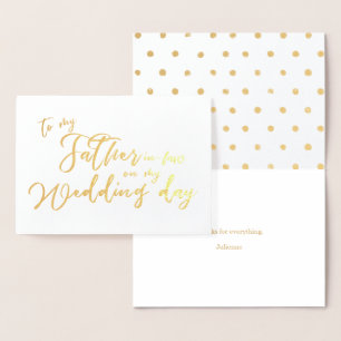 Tarjeta Con Relieve Metalizado A mi suegro en mi tarjeta de Relieve metalizado de