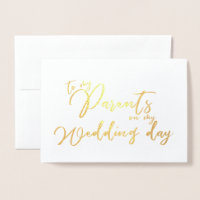 A mis Padres en mi Día de Boda Mamá y Papá