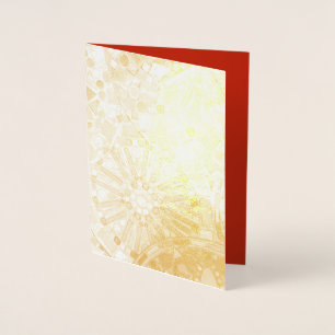 Tarjeta Con Relieve Metalizado Adorno manchado