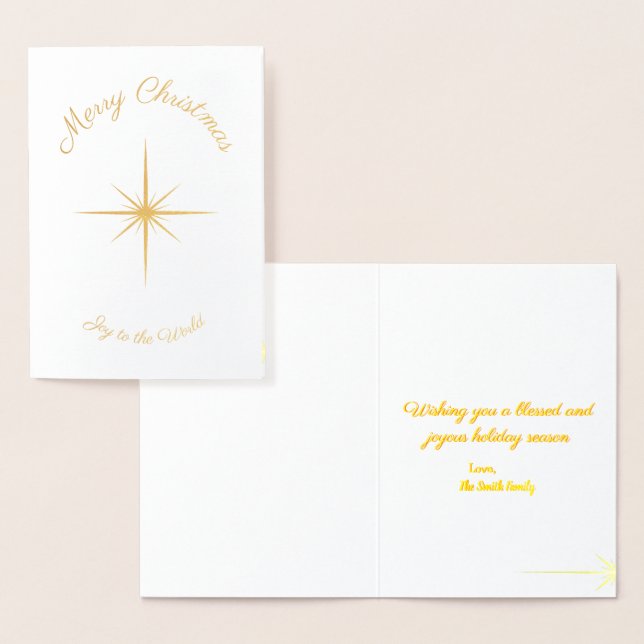 Tarjeta Con Relieve Metalizado Alegría A Los Navidades Del Mundo Foto Saludo (Demostración)