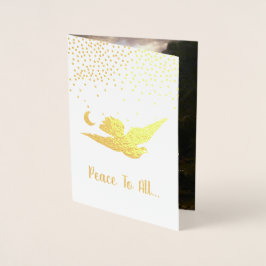 Tarjeta Con Relieve Metalizado Alegría Para Los Navidades Mundiales Festividad Re