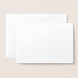 Tarjeta Con Relieve Metalizado Amarillo y rosa en blanco