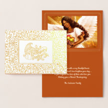 Ángel del Lujo de Acción de Gracias