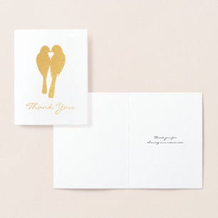 Tarjeta Con Relieve Metalizado Aniversario de Oro Amantes Amantes Gracias