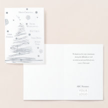 Árbol ruso plateado hecho a mano