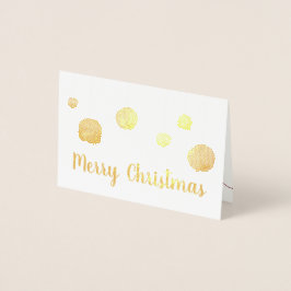 Tarjeta Con Relieve Metalizado Artesanías de Holiday Yarn Balls