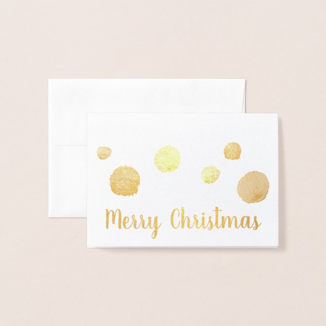 Tarjeta Con Relieve Metalizado Artesanías de Holiday Yarn Balls (Anverso con sobre)