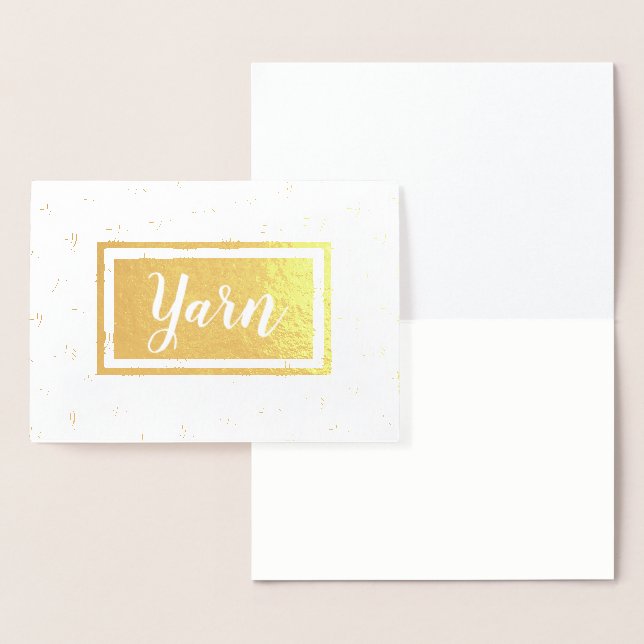 Tarjeta Con Relieve Metalizado Artesanías de impresión de bolas de yarn (Demostración)