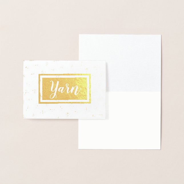 Tarjeta Con Relieve Metalizado Artesanías de impresión de bolas de yarn (Demostración)