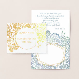 Tarjeta Con Relieve Metalizado Azul pálido polvoriento religioso simpatía cristia