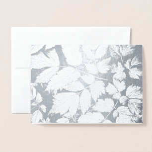 Tarjeta Con Relieve Metalizado Belleza en la naturaleza - cohosco negro