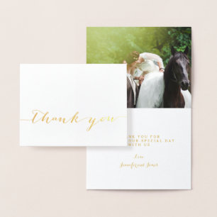 Tarjeta Con Relieve Metalizado Boda de guiones simples de Relieve metalizado dora